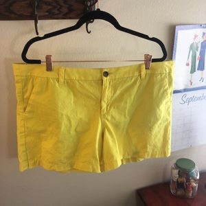 Yellow shorts